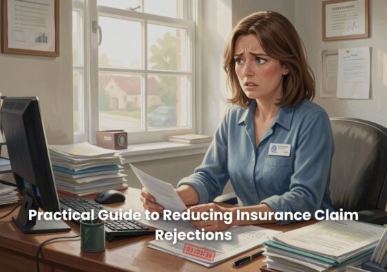 Insurance coordinator gets rejected claims and is looking concerned