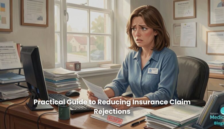 Insurance coordinator gets rejected claims and is looking concerned