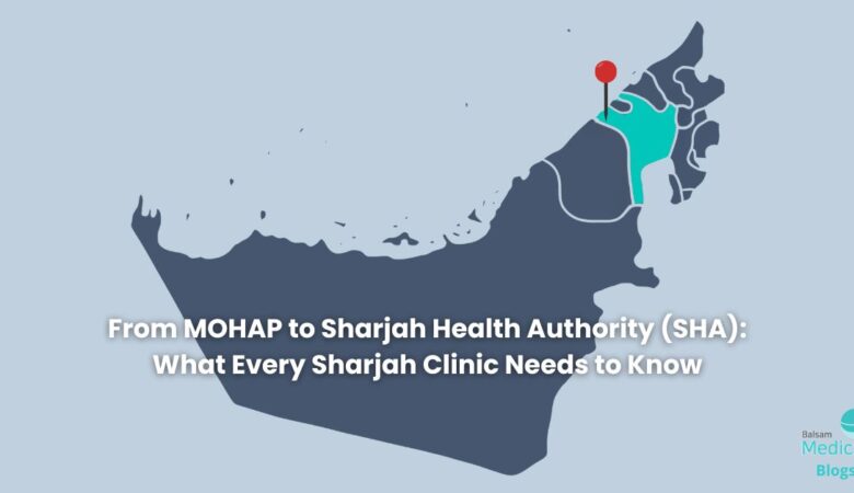 Sharjah on UAE map