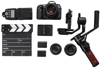 dental photography camera kit with macro lens and flash