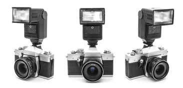 Camera with flashes
