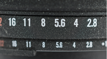 Camera Aperture Settings