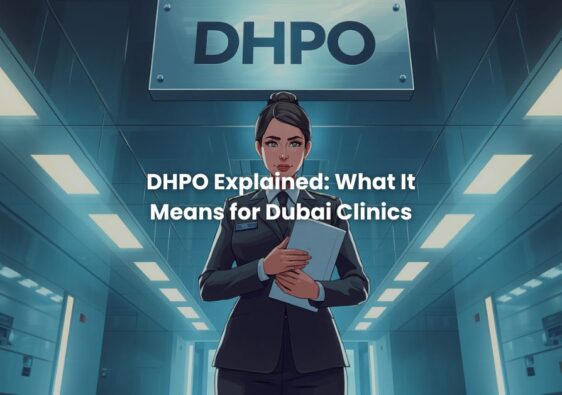 An officer at DHPO is holding a medical envelope