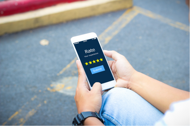 Patient rating their experience