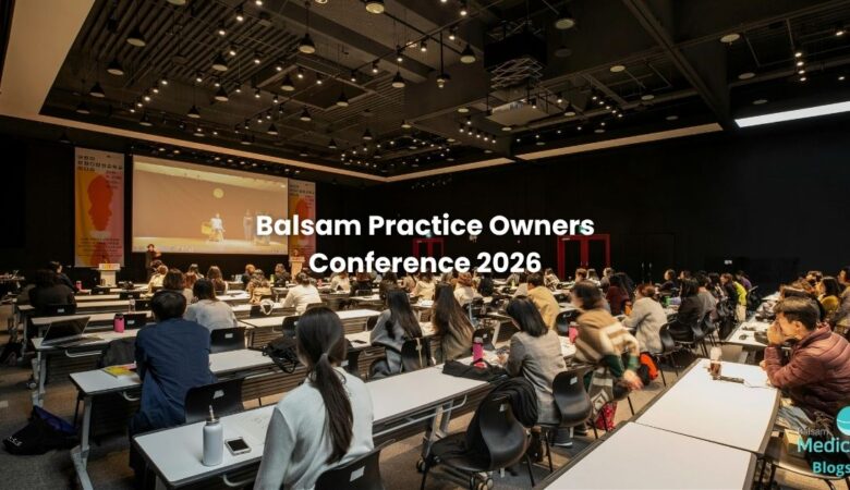 Medical conference with many attendees