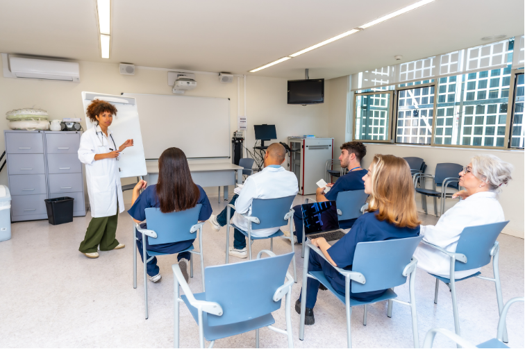 Continuous training of clinic staff